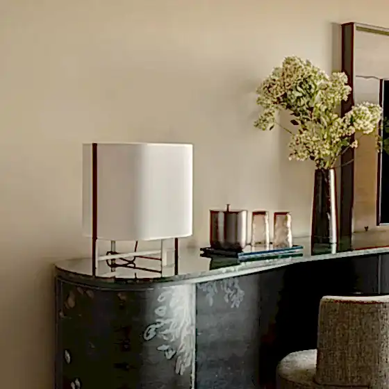 The desk and chair in a suite at Park Lane New York.